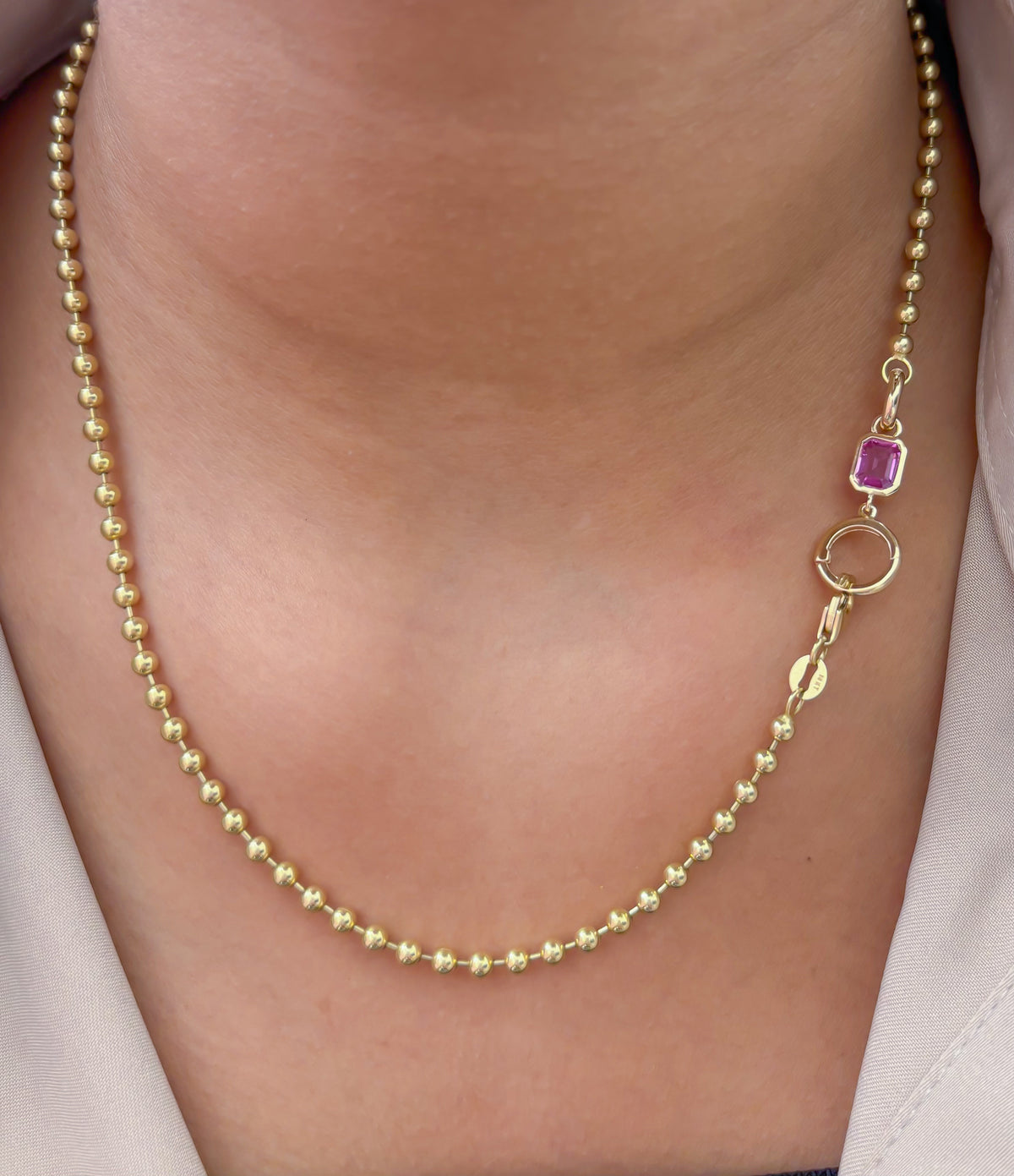 Pink Sapphire Pendant