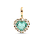 Emerald Diamond Pendant
