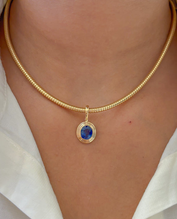 Blue Sapphire Pendant