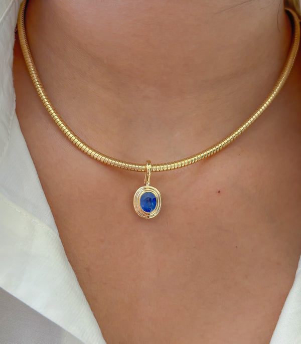 Blue Sapphire Pendant
