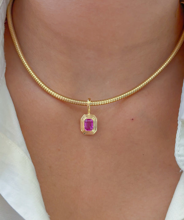 Pink Sapphire Pendant