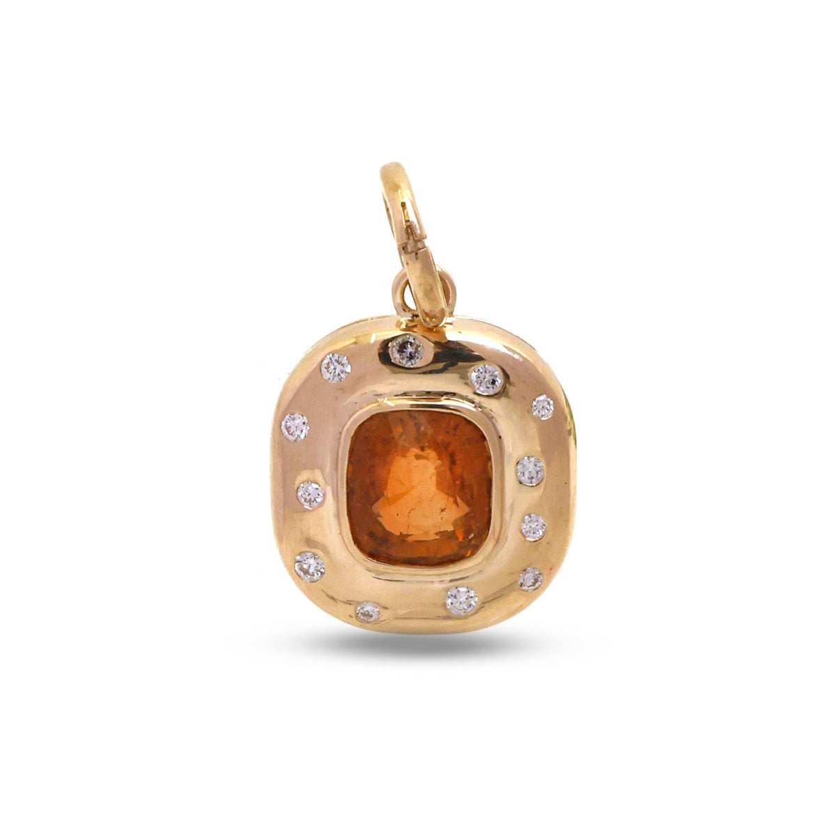 Tourmaline Mix Diamond Pendant