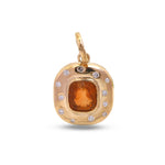 Tourmaline Mix Diamond Pendant
