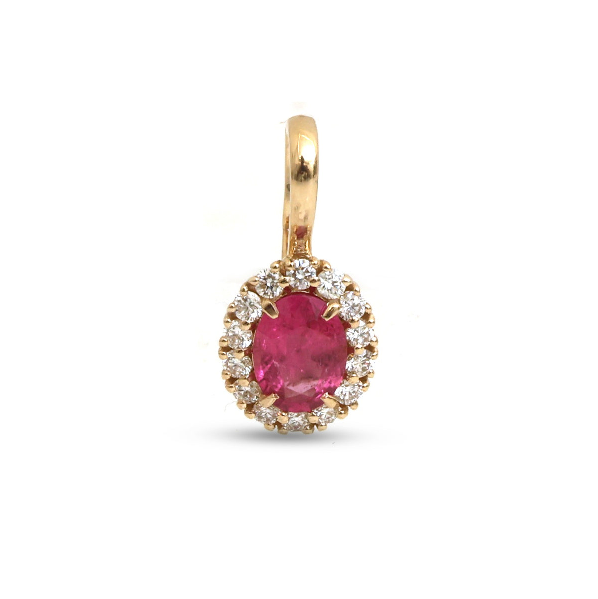 Tourmaline Mix Diamond Pendant