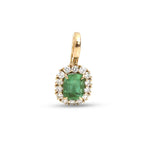 Tourmaline Mix Diamond Pendant
