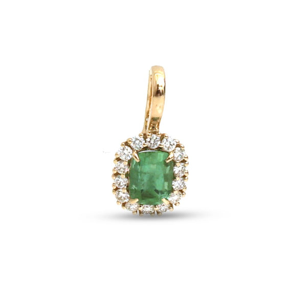 Tourmaline Mix Diamond Pendant