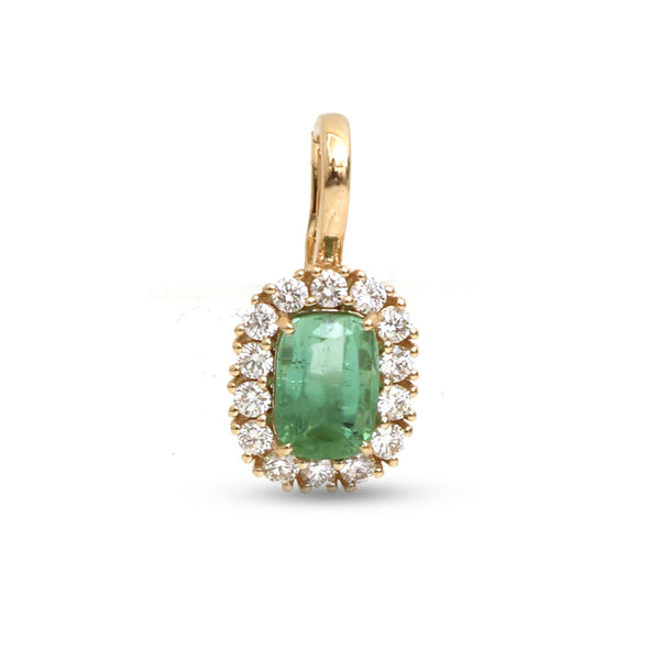 Tourmaline Mix Diamond Pendant