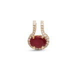 Ruby Diamond Pendant