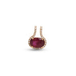 Ruby Diamond Pendant