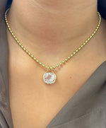 Tourmaline Mix Diamond Pendant