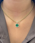 Tourmaline Mix Diamond Pendant
