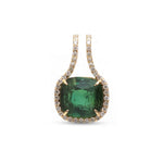 Tourmaline Mix Diamond Pendant