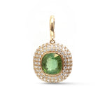 Tourmaline Mix Diamond Pendant