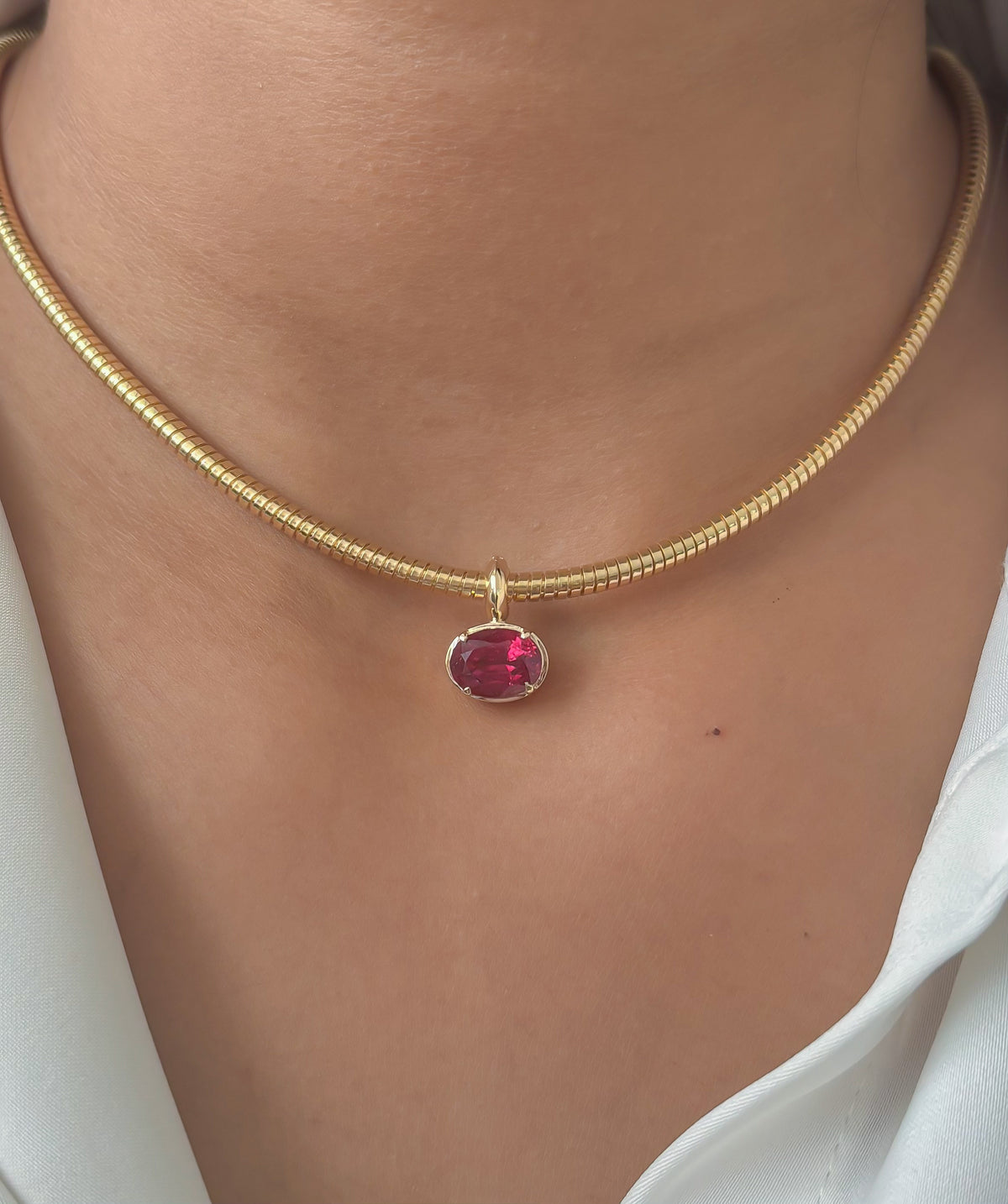 Rubellite Pendant