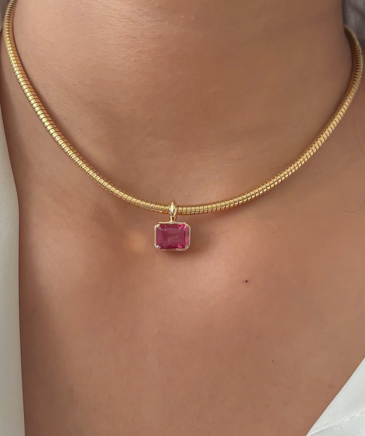 Rubellite Pendant
