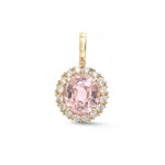 Tourmaline Mix Diamond Pendant