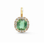 Tourmaline Mix Diamond Pendant