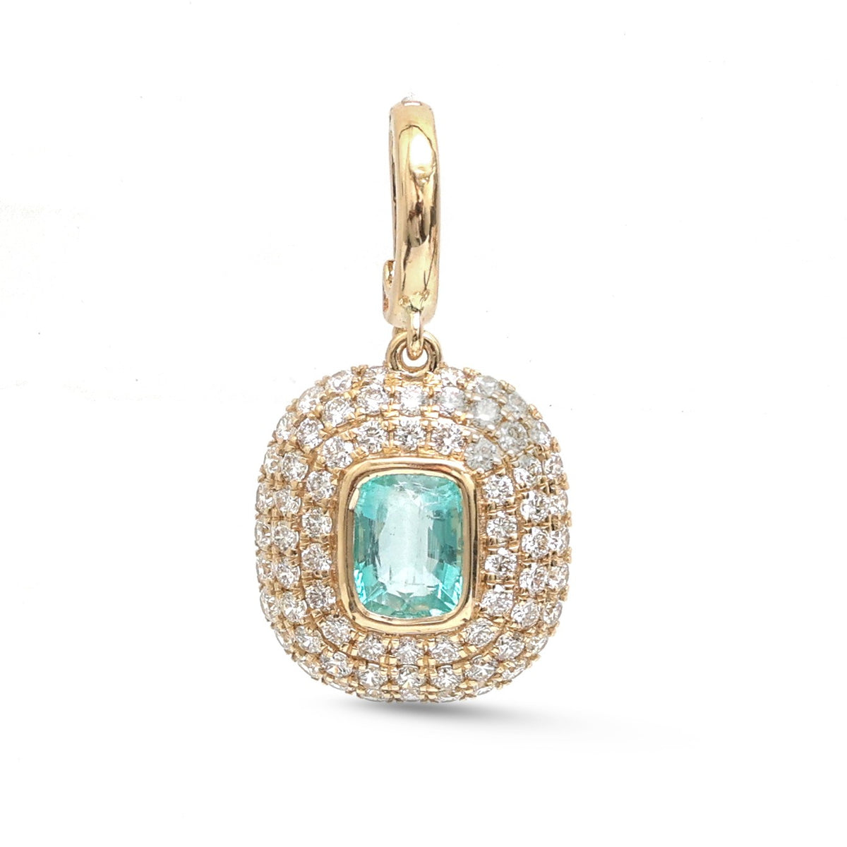 Diamond Emerald Pendant