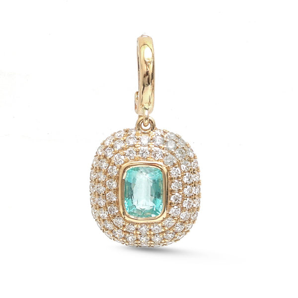 Diamond Emerald Pendant