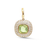 Tourmaline Mix Diamond Pendant