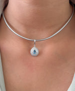 Diamond Aquamarine Pendant