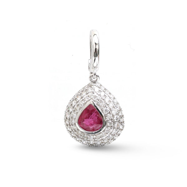 Ruby Diamond Pendant