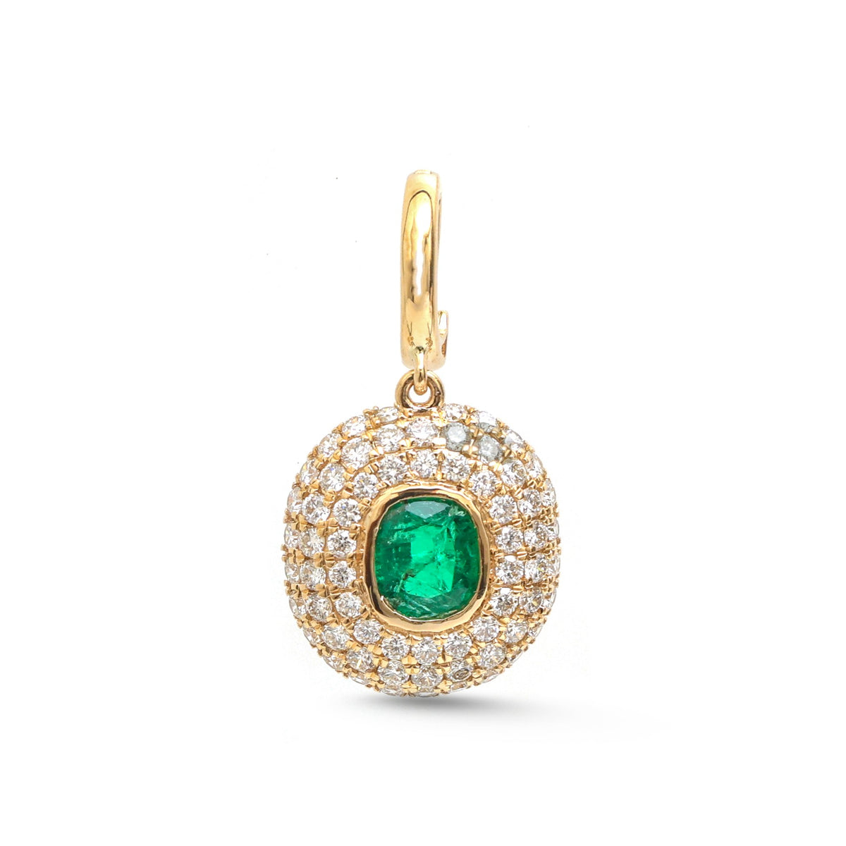 Diamond Emerald Pendant