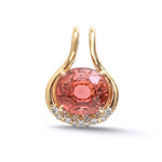 Tourmaline Mix Diamond Pendant