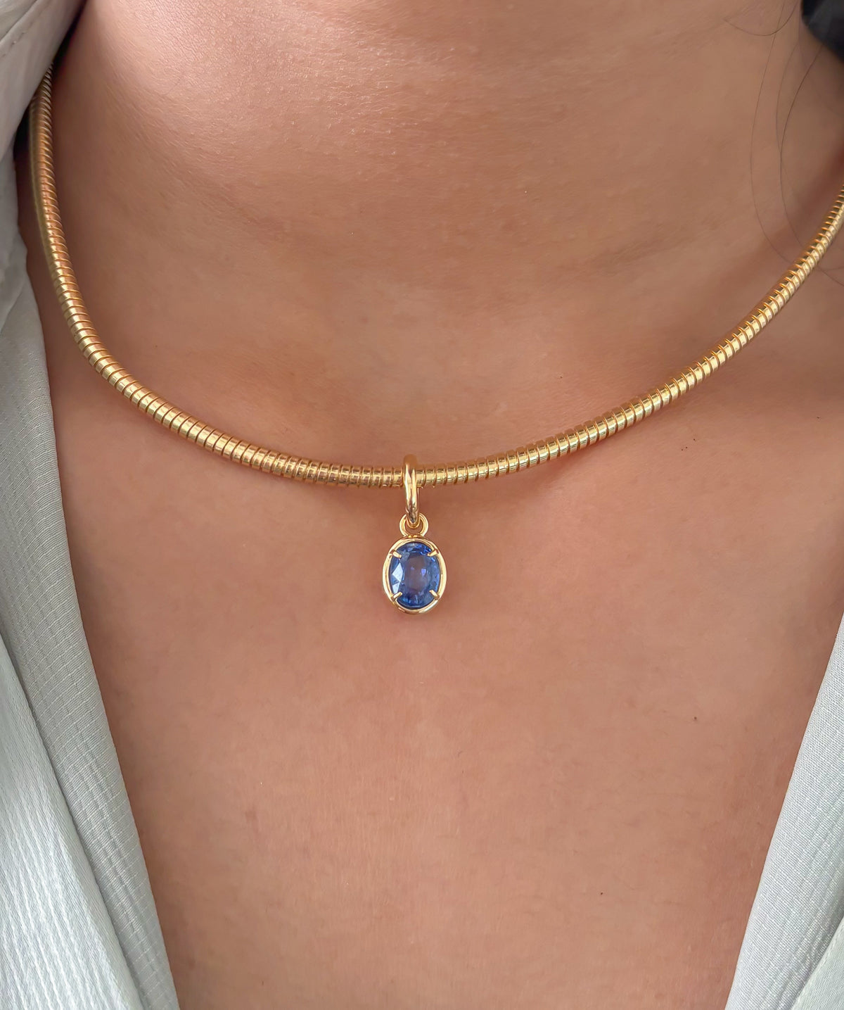 Blue Sapphire Pendant