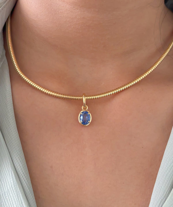 Blue Sapphire Pendant