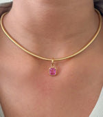 Pink Sapphire Pendant
