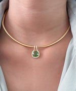Tourmaline Mix Diamond Pendant