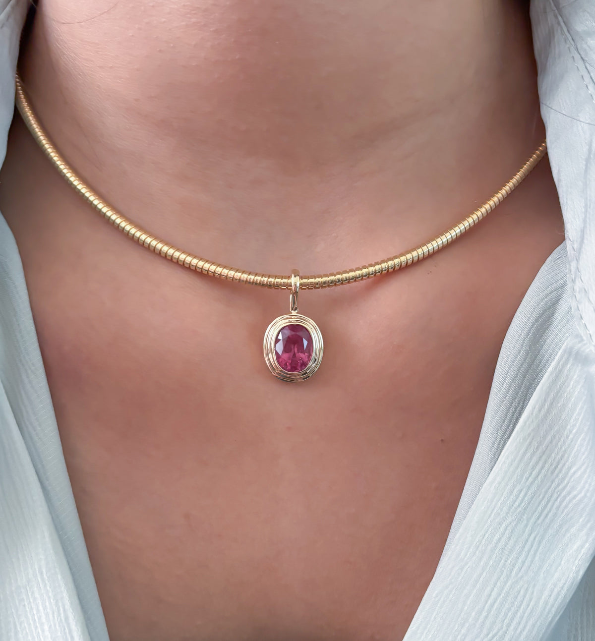 Rubellite Pendant