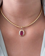 Rubellite Pendant