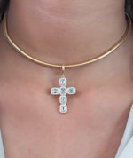 Aquamarine Diamond Pendant