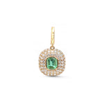 Tourmaline Mix Diamond Pendant