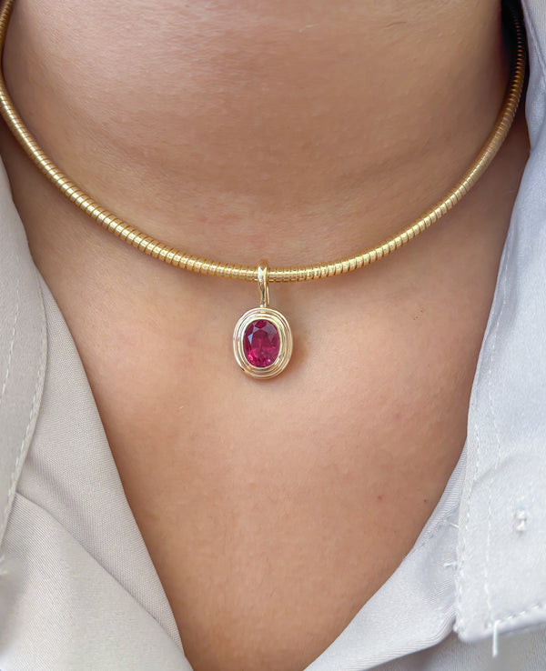 Rubellite Pendant