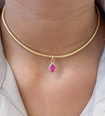 Rubellite Pendant
