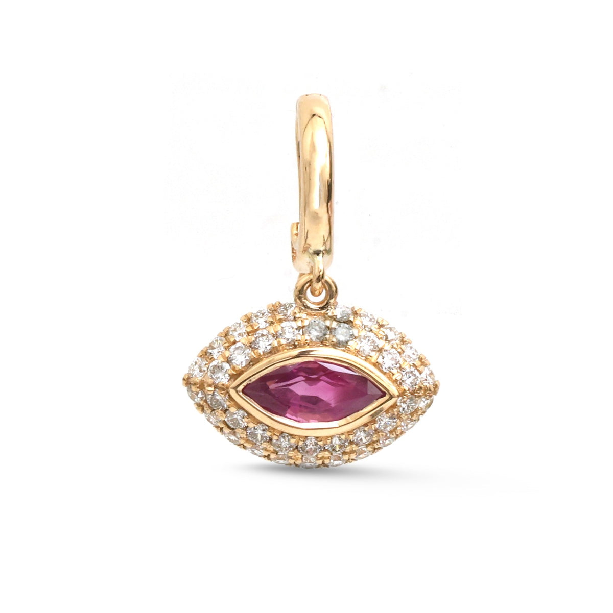 Ruby Diamond Pendant