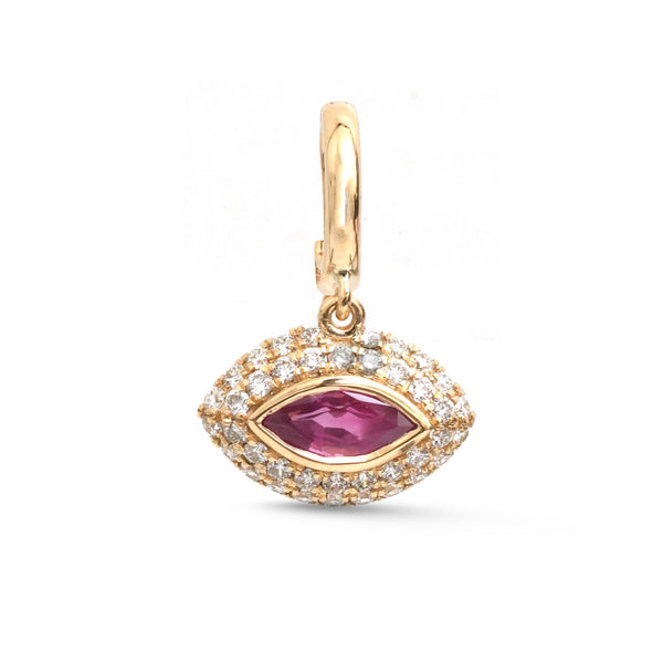 Ruby Diamond Pendant