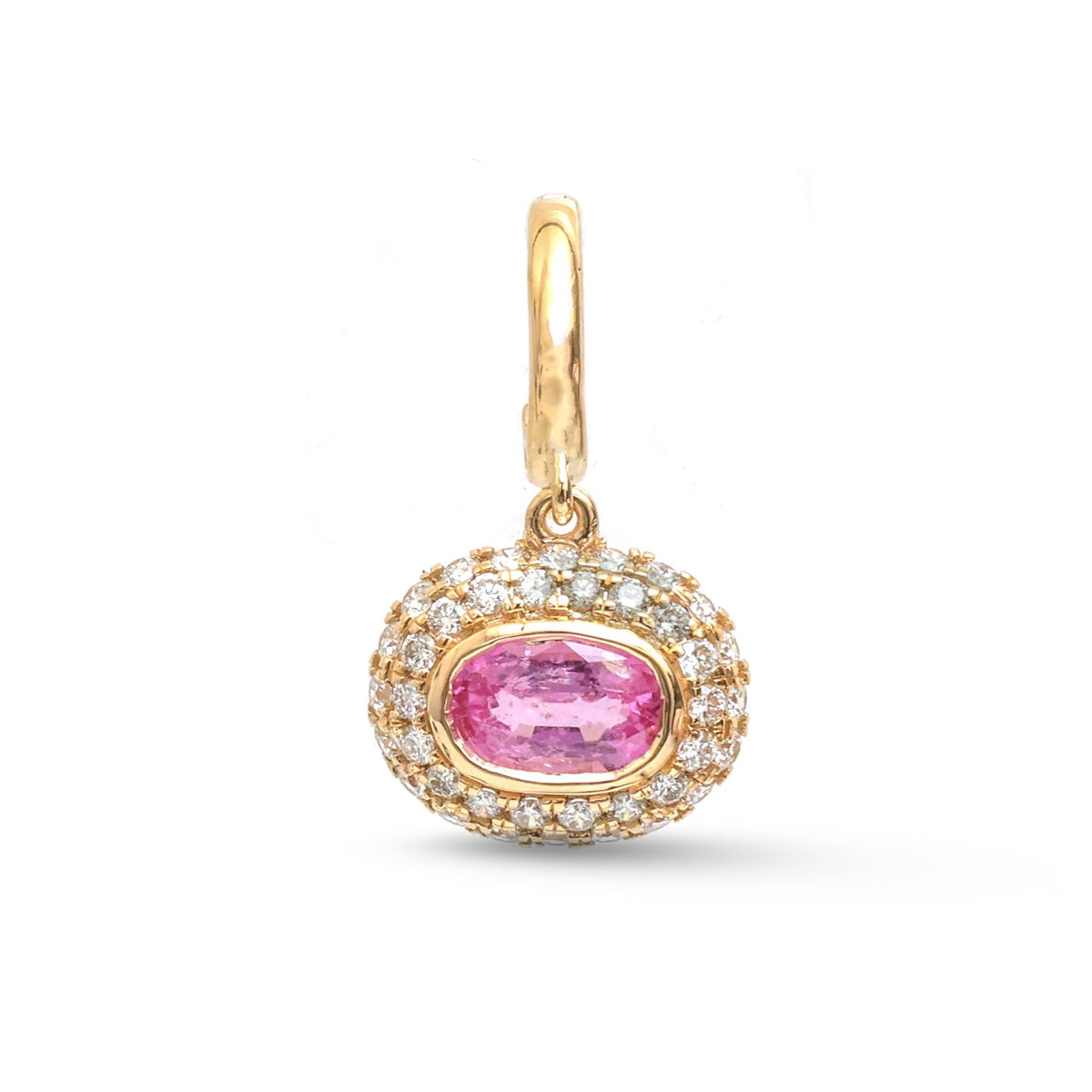 Spinel Diamond Pendant