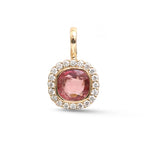 Tourmaline Mix Diamond Pendant