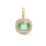 Tourmaline Mix Diamond Pendant
