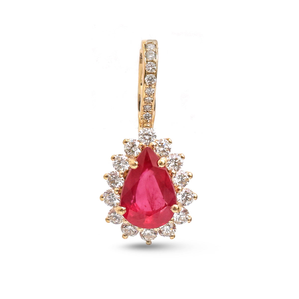 Ruby Diamond Pendant