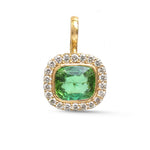Tourmaline Mix Diamond Pendant