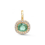 Tourmaline Mix Diamond Pendant