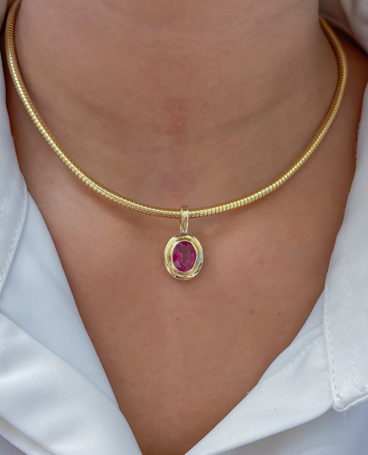 Rubellite Pendant
