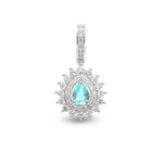 Diamond Paraiba Tourmaline Pendant