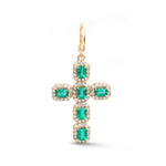 Emerald Diamond Pendant