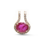 Ruby Diamond Pendant